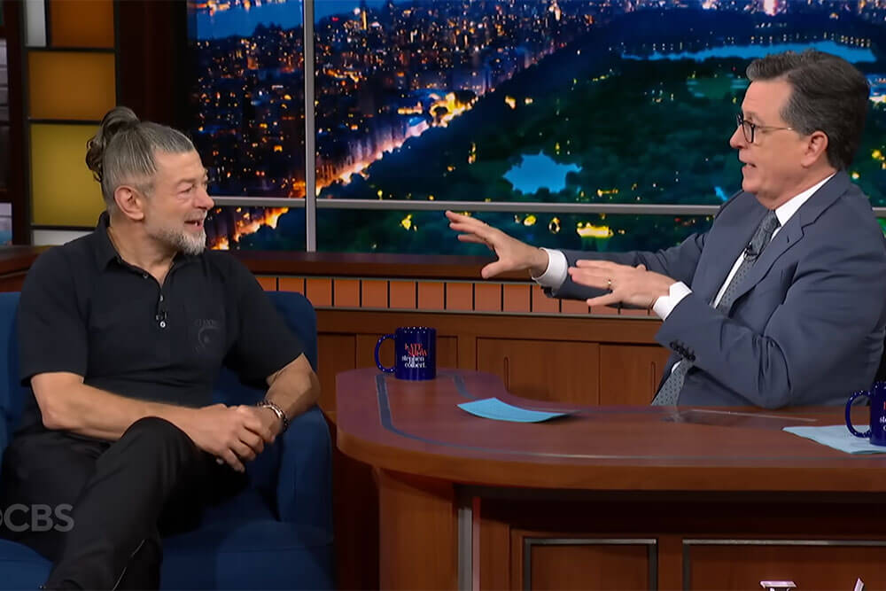 Andy Serkis on The Late Show with Stephen Colbert